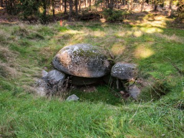 Гробница Lindet Skov Røverkulen Jættestue