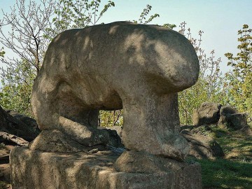 Древний идол Медведь г.Шлежа