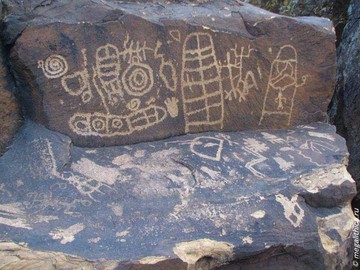 Петроглифы Anasazi Ridge
