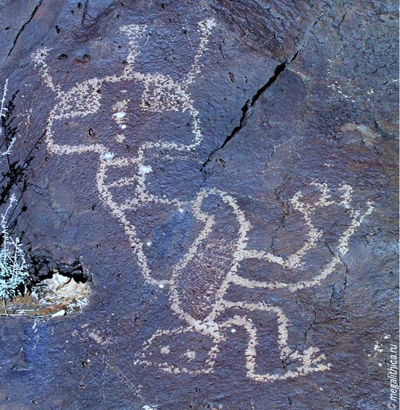 Petroglyphs near La Bajada, New M
