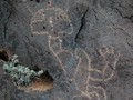 Petroglyphs near La Bajada, New Mexico-