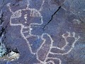 Petroglyphs near La Bajada, New Mexico--cave-painting-mexico
