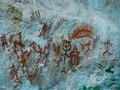 Secwe?pemc pictographs at Mabel Lake