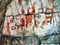 Рисунки древних людей на реке Ай, Южный Урал - Кульметовская писаница