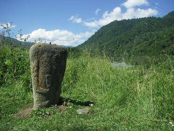Каменный идол р.Большой Зеленчук
