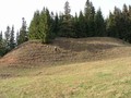 Удмуртская Республика, Воткинскии? раи?он, 1 км северо-западнее с. Перевозное, на левом бер р.Перевозки - 3-5 век нэ