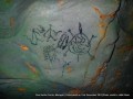 Rock art at Gua Seribu Cerita near Merapoh, Pahang