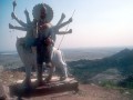 Durga statue on top of Siddheshwar Peak