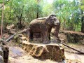 Phnom Kulen stone elephant, Cambodia
