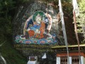Rock painting of Guru Rinpoche in Tango Goemba2