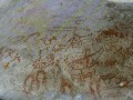 petroglyphs in Dogate cave, Habahe county, Xinjiang