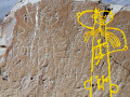 Carcancha petroglyph on Panel AP3-171B at Alto de Pitis, Majes, Peru
